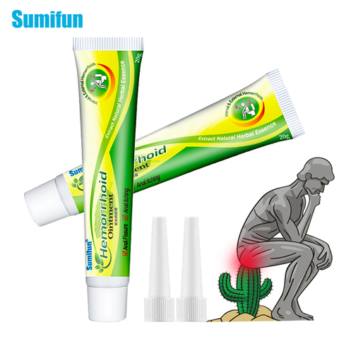 Sumifun 1 pièces hémorroïdes pommade Fissure Anal interne et externe Fissure anale anti-douleur 100% Original chinois à base de plantes crème ► Photo 1/6