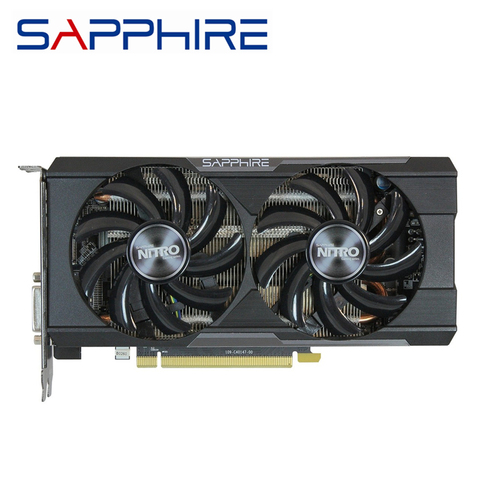 SAPHIR R9 370 4 GO Cartes Graphique GPU AMD Radeon R7 370X R9370 R7 370X Cartes Graphiques Écran Vidéo Jeu Ordinateur De Bureau ORDINATEUR PCI-E ► Photo 1/6