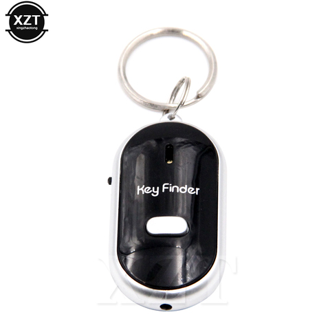 Mini porte-clés LED sifflet détecteur de clé clignotant son bip à distance perdu Keyfinder localisateur porte-clés Tracker pour enfants portefeuille ► Photo 1/6