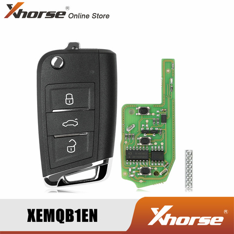 Xhorse – Super télécommande pour VW MQB, 5 pcs/Lot, 3 boutons avec Super puce intégrée, Version anglaise ► Photo 1/6