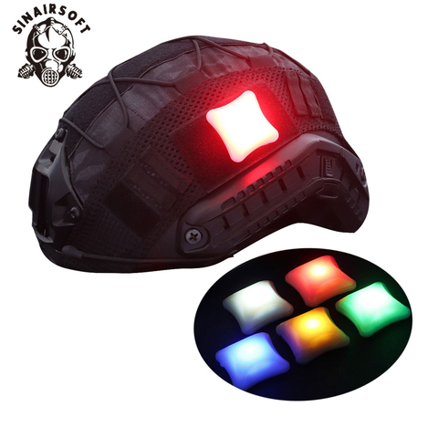 Lumière d'indentification de sécurité tactique pour casque Signal de survie militaire avertissement de LED lampe clignotante Combat Airsoft chasse ► Photo 1/6