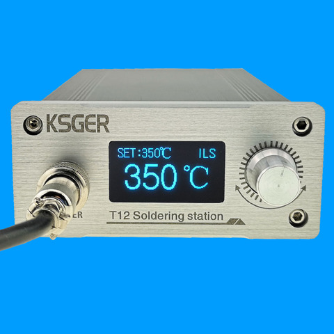 KSGER – Station de fer à souder T12 STM32 V3.1S OLED en alliage d'aluminium FX9501, support d'outils électriques à poignée, chauffage rapide à sommeil automatique ► Photo 1/6