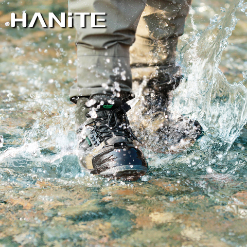 Chaussures de pêche HANITE pour hommes, bottes respirantes pour les Sports nautiques et de plein air, semelle en feutre ou semelle en caoutchouc disponible ► Photo 1/6