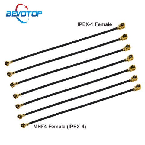 IPEX – câble d'extension Pigtail U.fl IPX ipx1 femelle vers prise femelle MHF4 ipx4 RF1.13 IPX MHF4, cavalier pour routeur 3g 4g, 1 pièces ► Photo 1/6