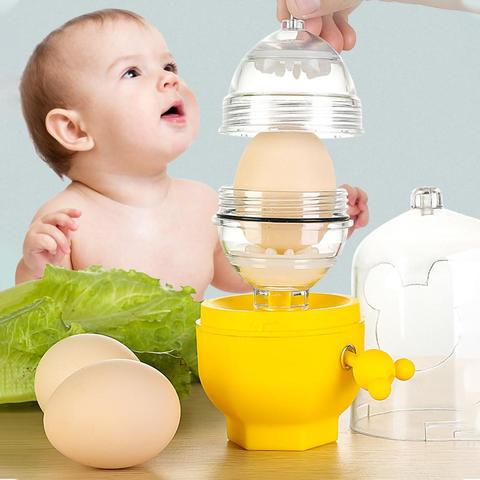 Oeufs jaune mélange fouet cuisine bébé outils alimentaires oeuf Stiring mélange fabricant extracteur multi-cutter ménage trancheuse Gadget ► Photo 1/6