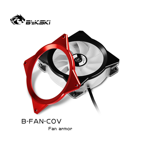 Bykski-ventilateurs armure, ventilateurs de B-FAN-COV, 12mm, couverture multicolore pour ventilateurs de refroidissement à eau/radiateur ► Photo 1/5