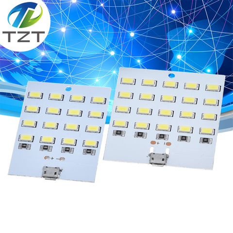 TZT – panneau d'éclairage blanc micro Usb 5730 smd, 5V, 430mA ~ 470mA, panneau d'éclairage de haute qualité, lumière d'urgence mobile, veilleuse ► Photo 1/6