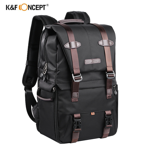 K & F CONCEPT grande capacité appareil photo sac à dos étanche multifonctionnel sac de voyage pour Canon Nikon Sony photographie sac photo ► Photo 1/6