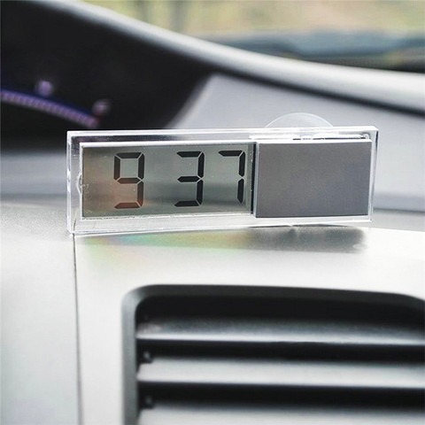Horloge électronique de voiture, haute qualité, Durable, ventouse, affichage numérique LCD, précise, mode, horloge Portable Cool pour moto ► Photo 1/6