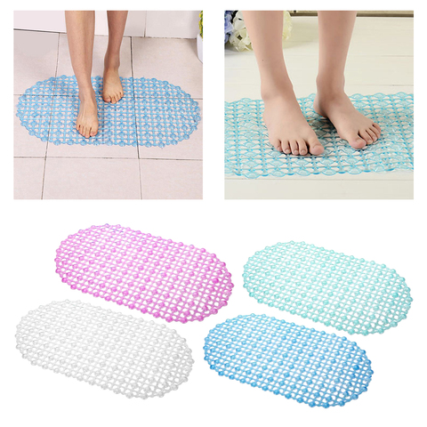 67x37cm tapis baignoire tapis de bain PVC petite baignoire sécurité douche tapis de bain antidérapant avec ventouses tapis de sol ► Photo 1/1