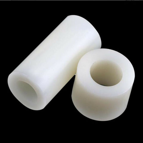 50 pièces en plastique blanc Nylon colonne OD 7mm/9mm ABS Non fileté entretoise isolation rondelle ronde entretoise soutien M3 M4 M5 ► Photo 1/4