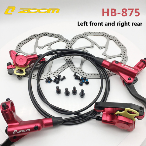 Zoom HB-875 frein vélo vélo vtt hydraulique frein à disque VTT frein mieux que M395 M447 gauche avant droite arrière ► Photo 1/6