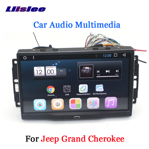 Liislee Voiture Android 6.0 GPS Navigation Multimédia Pour JEEP Grand Cherokee Radio BT Écran HD Audio Vidéo Pas de CD DVD système de lecteur ► Photo 1/6