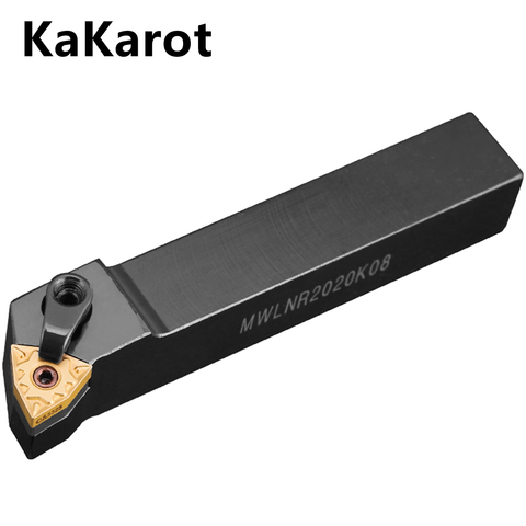 KaKarot – barre de tour avec Inserts en carbure, outils de coupe CNC, support d'outil de tournage secondaire, MWLNR2022 MWLNR 1616, MWLNR32 WNMG ► Photo 1/5