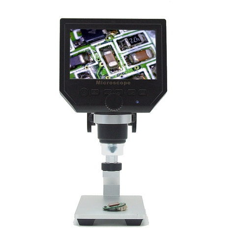 Microscope numérique, 600x4.3 pouces HD LCD, outil de soudage, vidéo électroniques, caméra loupe sur support USB bga réparation de téléphone ► Photo 1/6