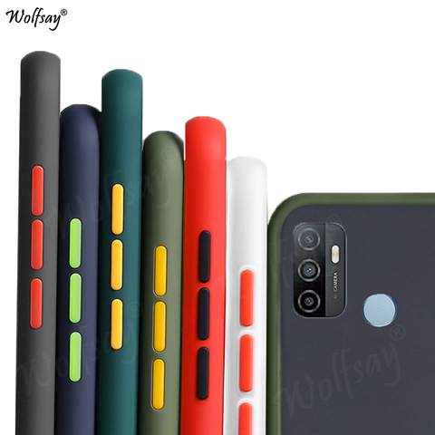 Pour OPPO A53 Étui En Silicone Étui Souple En Caoutchouc Pour OPPO A53 A92 A52 Realme C3 5 6 Pro C15 C11 Reno4 HOUSSE Étui De Protection OPPO A53 ► Photo 1/6