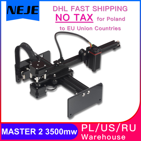 NEJE MASTER 3500 mW/7 W Laser gravure Machine bricolage Mini CNC coupe bois routeur bureau graveur pour métal/bois/plastiques ► Photo 1/6