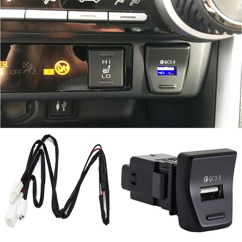 Pour Toyota RAV4 rav4 5th XA50 2022 Intérieur QC3.0 USB Chargeur Rapide ► Photo 1/6