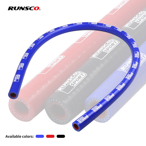 Tuyau de refroidissement en Silicone droit, 12mm 14mm 16mm 19mm, pour Intercooler, Turbo, tuyau d'eau droit de 1M, bleu, rouge, noir ► Photo 1/6