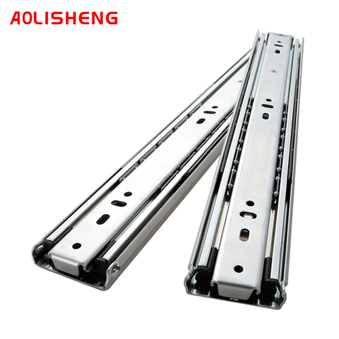 AOLISHENG 51mm largeur 68kg Rail de guidage entièrement étendu roulement à billes industriel lourd tiroir glissière ► Photo 1/6