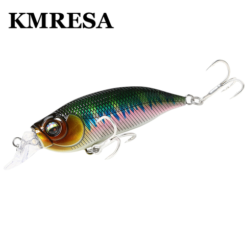 Leurre méné rigide de type wobbler pour la pêche, appât artificiel idéal pour la pêche au brochet, Mini crankbait, 57mm, 8g ► Photo 1/1