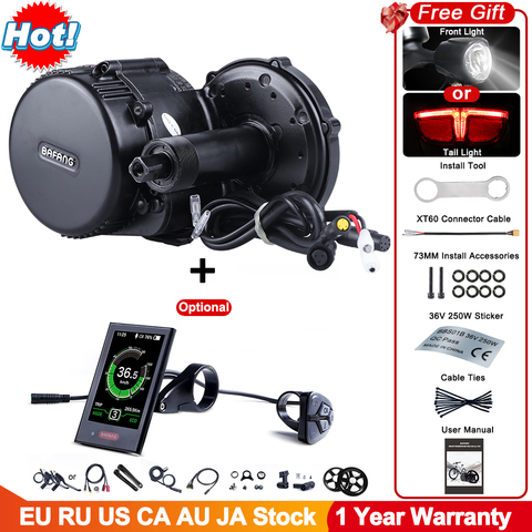 Bafang – Kit de moteur électrique BBS02B pour vélo, batterie de 48 V, 750 W, 17,5 Ah, mid drive, conversion ebike, à manivelle ► Photo 1/6