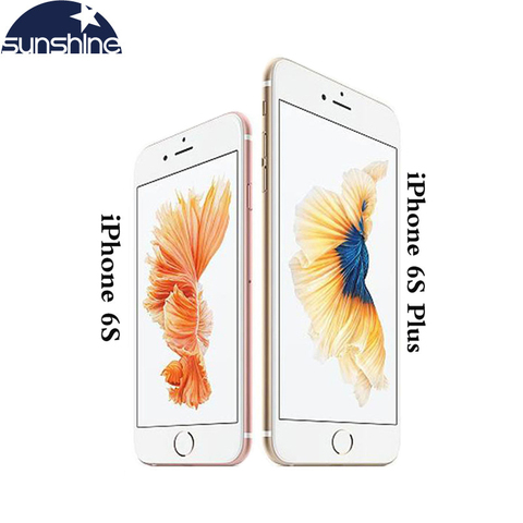 Téléphone portable d'origine débloqué Apple iPhone 6S/iPhone 6S Plus 12.0MP 2G RAM 16/32/64/128G ROM 4G LTE téléphones portables WIFI double cœur ► Photo 1/6