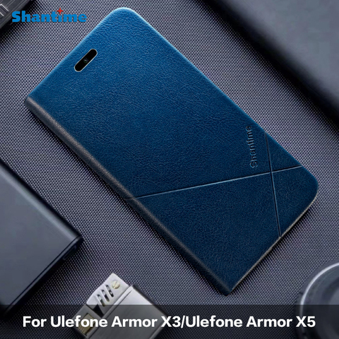 Pour Ulefone Armor X3 étui en cuir pour Ulefone Armor X5 housse pour Ulefone Armor 6 Armor 6E 6S étui pour Ulefone Armor 7 coque de téléphone ► Photo 1/6