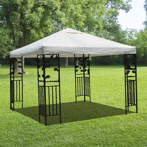 3x3M imperméable à l'eau en plein air tente couverture supérieure Patio Gazebo haut toit couverture Camping randonnée abri soleil ombre Anti-UV pour cour piscine ► Photo 1/1