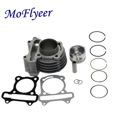 MoFlyeer-Kit de cylindre et anneau de Piston avec grand alésage 39/44/47mm 50mm, pour trottinette, pour mobylette 139QMB, GY6 50, 60, 80, 100 CC ► Photo 1/6