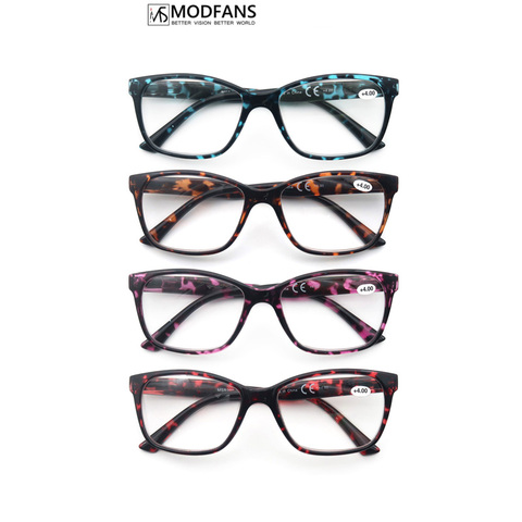 Modfans – lunettes de lecture pour hommes et femmes, monture carrée colorée, à la mode, matière plastique, confortables à porter ► Photo 1/6