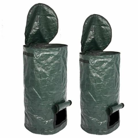 Sac pliable pour le jardin, avec couvercle, collecteur de déchets de fermentation organique, bac à Composter ► Photo 1/6