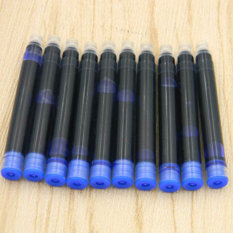 Encre à stylo bleu et noir, 10 pièces, fournitures d'encre pour stylo à plume ► Photo 1/6