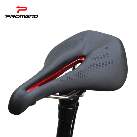 Selle large pour vélo de route et vtt, respirante, avec coussin en Fiber de carbone 257g ► Photo 1/6