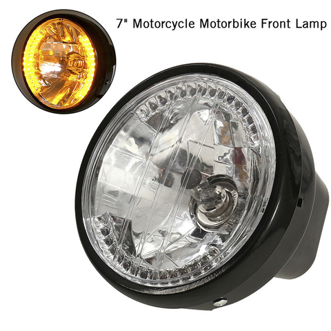 1PC universel 7 pouces moto phare clignotant LED 12V pour moto ► Photo 1/6