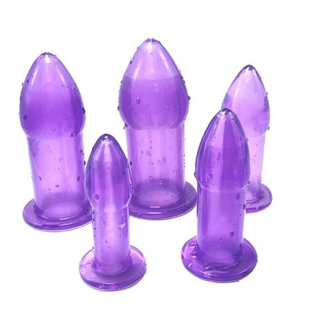 5 tailles creux Anal Plug Anal dilatateur spéculum Prostate masseur énorme godemichet Anal jouets sexuels pour femme hommes Anus dilatateur produits sexuels ► Photo 1/6