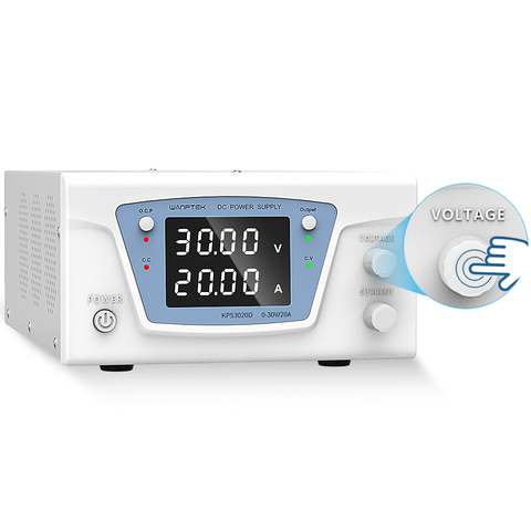 Alimentation électrique stabilisée DC pour banc de laboratoire, réglable, variable numérique, régulée, 30v, 10a, 60v, 20a, ac 220v ► Photo 1/6