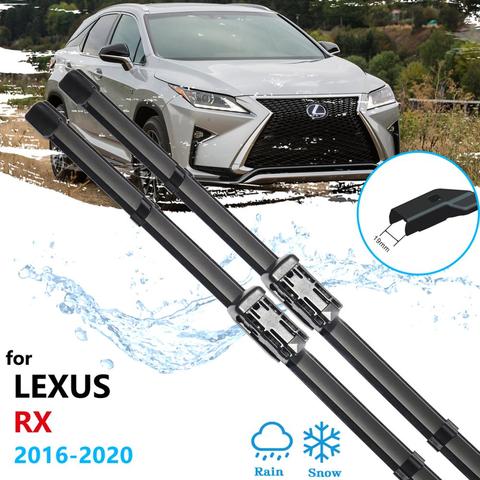 Pour Lexus RX RX200t RX300 RX450h 2016 2017 2022 Balais D'essuie-glace de voiture de Fenêtre Avant Pare-Brise Voiture Accessoires 300 200t 450h ► Photo 1/6