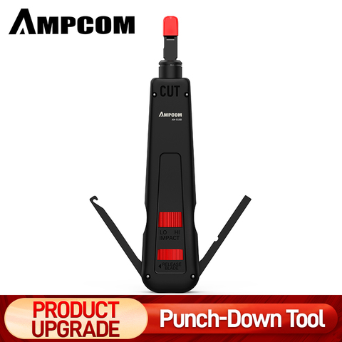Outil de perforation vers le bas, outil câble réseau multifonctionnel de Type AMPCOM 110 avec deux lames, outils d'insertion de terminaux d'impact pour téléphone ► Photo 1/6