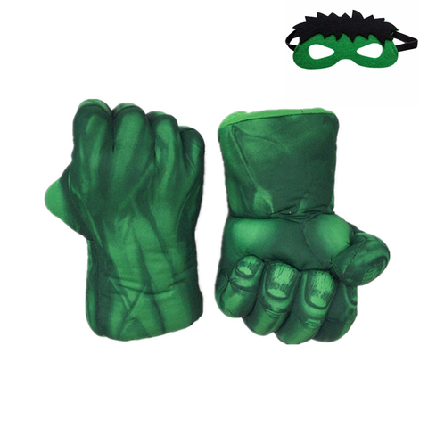 Hulk-gants en peluche pour hommes, 1 paire de mains Smash en fer, accessoires de Performance, jouets et Cosplay ► Photo 1/6