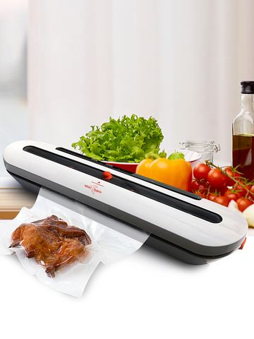 Mini Machine à emballer sous-vide pour aliments, 220V/110V, automatique, commerciale, avec 10 sacs offerts ► Photo 1/6