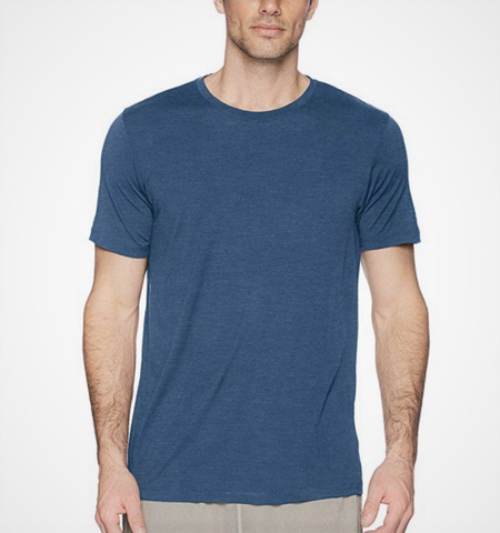Hommes 100% superfine 17.5micro laine mérinos t-shirt couche de Base laine Tech t-shirt mèche respirant Anti-odeur ► Photo 1/5