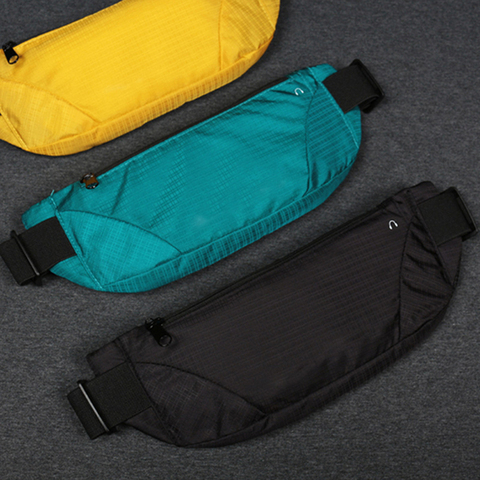 Sac de taille coloré imperméable à l'eau taille Bum sac course Jogging ceinture pochette Zip Fanny Pack Sport coureur sacs à bandoulière hommes et femmes ► Photo 1/6