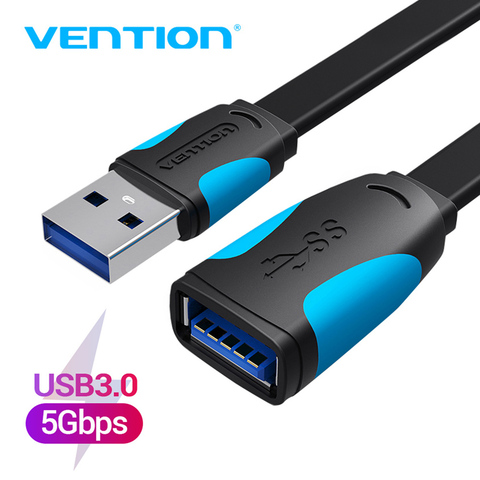 Vention USB 3.0 câble d'extension mâle à femelle câble d'extension vitesse rapide USB 3.0 câble étendu pour ordinateur portable USB 2.0 Extension ► Photo 1/6