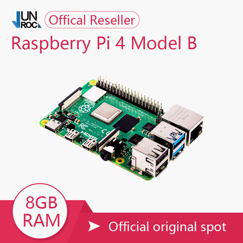 Raspberry Pi 4 modèle B original et neuf, RAM 2/4/8 Go, processeur 4 cœurs 1,5 Ghz, 4K, Micro HDMI, plus rapide que le Raspberry Pi 3B+ ► Photo 1/5