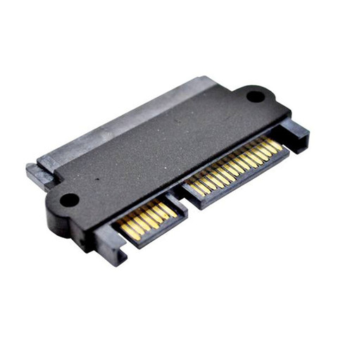 Adaptateur de convertisseur SATA 22 broches 7 + 15 broches, 1 pièce, prise mâle vers SATA 22 P 7 + 15 P, Jack femelle ► Photo 1/4