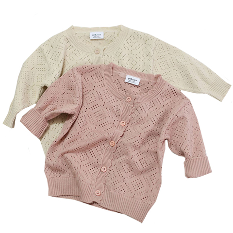 Cardigan en coton pour bébés garçons et filles, haut, pull en tricot, automne, pull en tricot, vêtement de printemps ► Photo 1/6