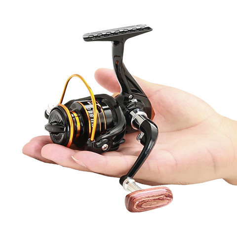 Mini moulinet de pêche Spinning en métal 5BB, avec puissance de frein de 5KG Max, pour pêche en eau salée et douce, 5.2:1 ► Photo 1/6