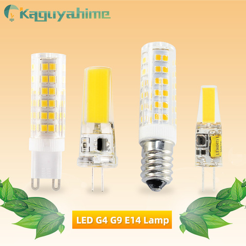 Kaguyahime LED G9 ampoule G4 E14 lampe lumière réglable 3w 5w 9w 12V 220V G4 G9 ampoule LED projecteur remplacer lampe halogène pour lustre ► Photo 1/6