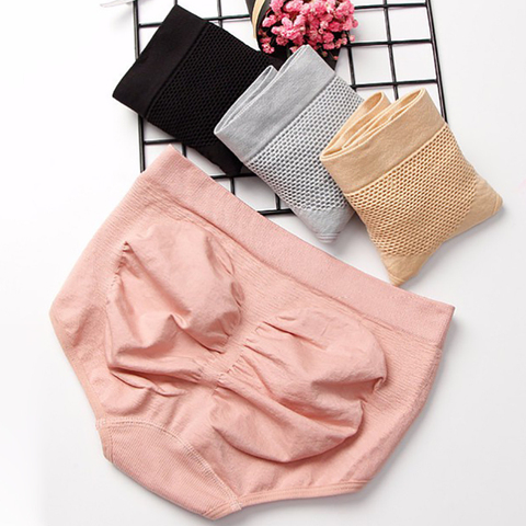 Culotte en coton respirante pour femme, sous-vêtement chaud, mise en forme de l'abdomen, Lifting des fesses, taille moyenne ► Photo 1/6